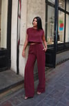 Maya Droplu Takım Bordo