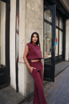Maya Droplu Takım Bordo