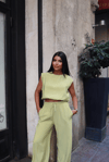 Maya Droplu Takım Olive Yeşil