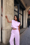 Maya Droplu Takım Pembe