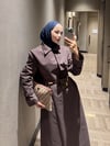 Noa Şal Detaylı Trençkot
