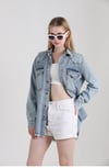 Taşlı Denim Ceket