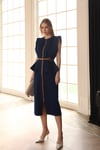 Violet Denim Elbise