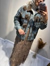 Bronze Bloom Denim Ceket
