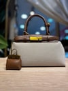 Vizon - Camel Mini Çanta Akseusarlı El ÇantasI
