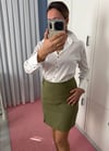 SATEN GÖMLEK BEYAZ