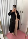 SİYAH KAŞMİR TRENÇKOT