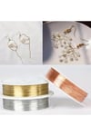 0,30 Mm Boncuk Dizme Teli El Yapımı Stil ve Şekillendirme Teli DIY Takı Ve Mücevher Teli Altın Renk