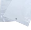 100 Adet Kilitli Gıda Saklama Beyaz ve Şeffaf Pencereli Su Geçirmez Şekerleme Vb Gıda Ambalaj  8x13