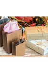 12 Adet kese kağıdı kulplu parti çantası,hediye torbası, doğum günü, düğün bebek partisi vb 42x31x12