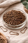 20 mm Bronz Renk Çengelli İğne 1000’li Paket – Örgü Marker / Etiketleme İğnesi