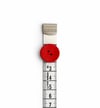 20mm Kırmızı Ahşap Düğme  25 Adet - Red Buttons Set, Wooden Button,  25 Pieces, 20mm