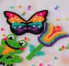 24 Renk Midi Ütü Boncuğu Seti Silindir Boncuk Hama Boncuk Fuse Beads Piksel Sanatı El Sanatları Boncuk Kutulu, Midi Fuse Beads Set, Pixel Art Hama Boncuk, Çocuk ve Yetişkin Hobi Boncuk Seti Kutulu