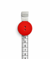 30mm Kırmızı Ahşap Düğme  25 Adet - Red Buttons Set, Wooden Button,  25 Pieces, 30 mm
