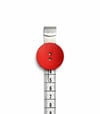 35mm Kırmızı Ahşap Düğme  25 Adet - Red Buttons Set, Wooden Button,  25 Pieces, 35 mm