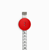 40mm Kırmızı Ahşap Düğme  50 Adet - Red Buttons Set, Wooden Button,  50 Pieces, 40 mm