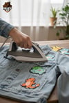 4'lü Pokemon Seti - Pikachu, Squirtle, Charmander, Bulbasaur Ütüyle Yapışan Dokuma Arma, Patch, Yama