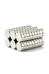 50 Adet Çap 6 Mm X Kalınlık 2,5 Mm Güçlü Neodyum Mıknatıs Magnet