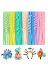 50li Şönil, Eğitici Şönil, Tüylü Tel, Peluş Tel, kadife şönil, el işi malzemesi 30cm karışık soft
