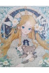 5d Elmas Taş Işleme Kiti 27 x 33 cm Anime Kız Desen