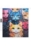5D Elmas Taş İşleme Kiti 27x33 cm Kediler Desen