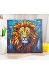 5D Elmas Taş İşleme Kiti 30x30 cm Aslan Desen