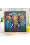 5D Elmas Taş İşleme Kiti 30x30 cm Fil Desen