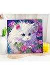 5D Elmas Taş İşleme Kiti 30x30 cm Kedi Desen