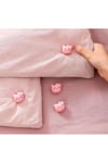 6 Adet Hello Kitty Desen Yorgan Kılıfı Tutucu Sabitleyici Yastık Nevresim Örtü Düzenleyici
