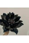 95li Şönil, Eğitici Şönil, Tüylü Tel, Peluş Tel, kadife şönil, el işi malzemesi 30cm siyah