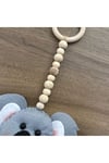 Ahşap Askılı Keçe Koala Çocuk Bebek Odası Süsü 78