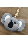 Ahşap Askılı Keçe Koala Çocuk Bebek Odası Süsü 78