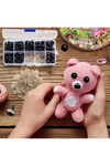 Amigurumi Vidalı Göz Kutulu göz seti, oyuncak plastik göz, peluş oyuncak gözü 100 adet