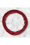 bambu kapı çelengi, kapı süsü, kapı süsü yapımı, kendin yap kapı süsü kırmızı 30cm