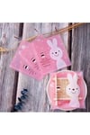 Bantlı Şeffaf Desenli Poşet Opp 7x7 Cm 95 Adet