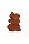 Capybara kadın broş, çocuk broş, iğneli broş, klipsli broş yaka broşu, çeket yaka iğnesi, mineli B73