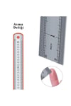 Çelik cetvel 30 cm ve 1 adet kretuar Bıçağı