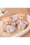 Çift Peluş Ayıcık, Peluş Çanta Süsü, Peluş Anahtarlık, Sevgili Anahtarlığı, Arkadaş Anahtarlığı