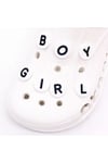 Crocs Jibbitz Terlik Süsü Yuvarlak Harfler U