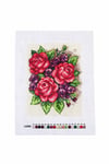 Desenli Kanaviçe Seti – El İşi Nakış Kiti, Renkli İpliklerle Tam Set 20x28