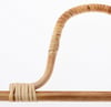 Doğal Bambu Çanta Sapı – 2 Adet, 27x14 cm - Naturel Hasır Renk