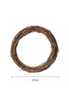 Doğal Çalı Kapı Süsü Çelengi 25 Cm