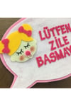 El Yapımı Keçe Lütfen Zile Basmayınız Kapı Aksesuar 69p