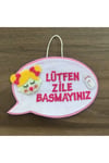 El Yapımı Keçe Lütfen Zile Basmayınız Kapı Aksesuar 69p