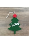 El Yapımı Keçe Motto Love Yılbaşı Süsü Çam Ağacı Süsü 71