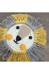 El Yapımı Makrome Aslan Çocuk Bebek Odası Duvar Süsü Kapı Süsü 95