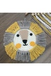 El Yapımı Makrome Aslan Çocuk Bebek Odası Duvar Süsü Kapı Süsü 95