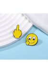 Emojili Broş, çocuk broş, iğneli broş klipsli broş yaka broşu çeket yaka iğnesi, mineli B118