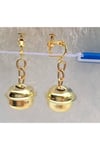 gold kulplu çan, zil, hayvan tasma zili, amigurumi zili, kına gecesi tef yapımı zili 25mm (20 adet)