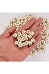Ham Ahşap Küp Zar Alfabe Harf Takı Boncuğu 10 Mm 1000 Adet